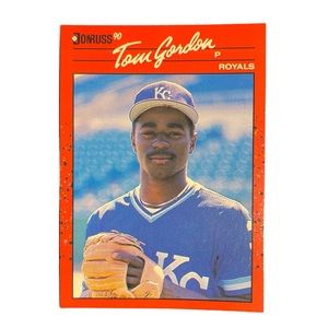 1989 tom gordon kansas city royals donruss baseball card # 297